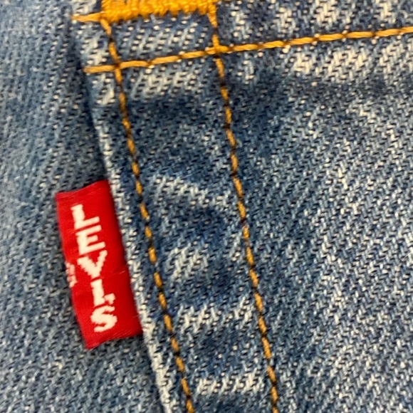 Levis Premium Wedgie 31 Straight Jeans Women's Big E denim Button Fly - Picture 7 of 9